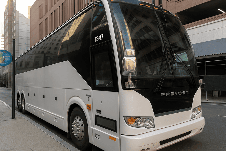 a Charter Bus Rental Menifee coach bus